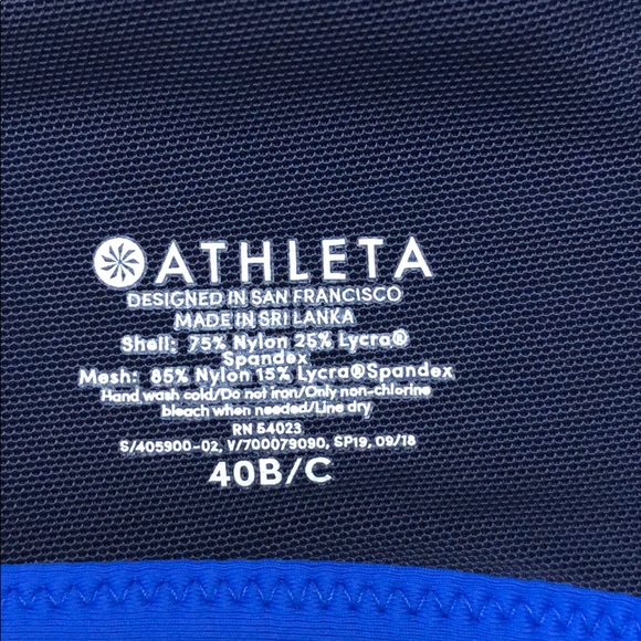 NWT Athleta Kapalua Bra Sized Bikini Top 40 B/C - Picture 11 of 14